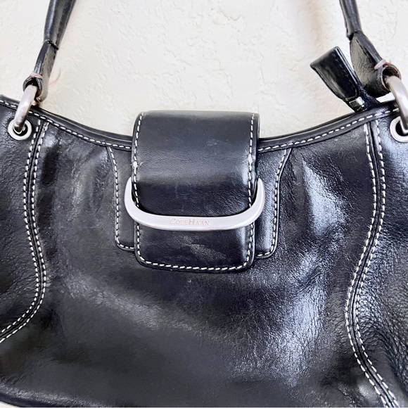 Cole Haan Small Black Leather Purse - Picture 4 of 12